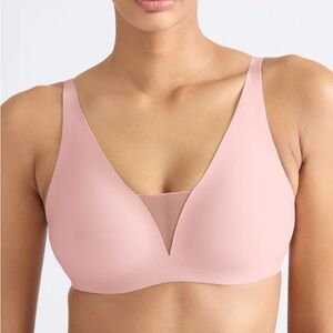NWT Retail $68 Knix Shadow Mesh T-Shirt Bra In Rose Water
